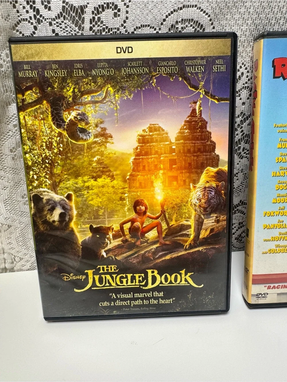Kids Disney Movies DVD Lot 3PC. Jungle Book,Planes and Racing Stripes Family Set